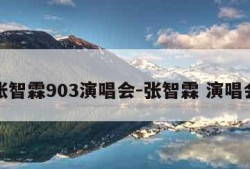 张智霖903演唱会-张智霖 演唱会