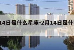 2月14日是什么星座-2月14日是什么节日?