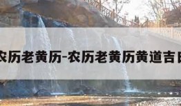 农历老黄历-农历老黄历黄道吉日