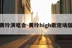 黄玲演唱会-黄玲high歌现场版