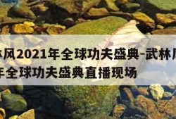 武林风2021年全球功夫盛典-武林风2021年全球功夫盛典直播现场