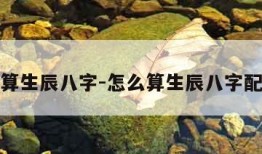 怎么算生辰八字-怎么算生辰八字配不配