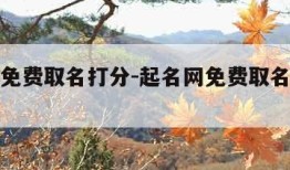 起名网免费取名打分-起名网免费取名打分测试