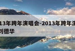 2013年跨年演唱会-2013年跨年演唱会刘德华