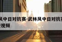 武林风中日对抗赛-武林风中日对抗赛2023完整视频