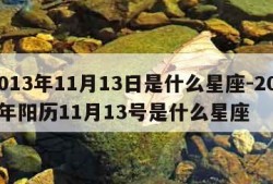 2013年11月13日是什么星座-2013年阳历11月13号是什么星座