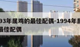 1993年属鸡的最佳配偶-1994年属狗的最佳配偶