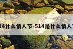 5.14什么情人节-514是什么情人节?